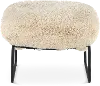 Stephanie Sand Beige Ottoman