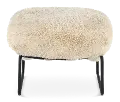 Stephanie Sand Beige Ottoman