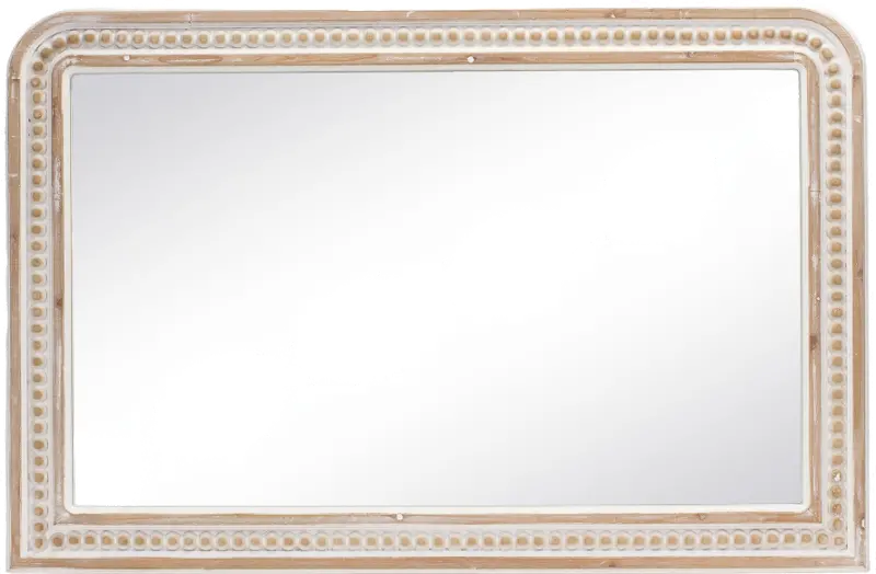 Whitewash 36 Inch Wall Mirror