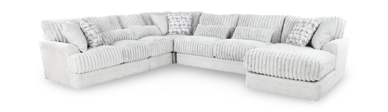 Titan Gray 5‑Piece Sectional