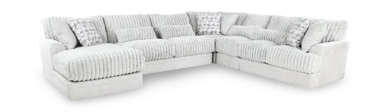 Titan Gray 5‑Piece Sectional