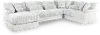 4PC/TITAN/MNST/OPT2 Titan Gray 4‑Piece Sectional