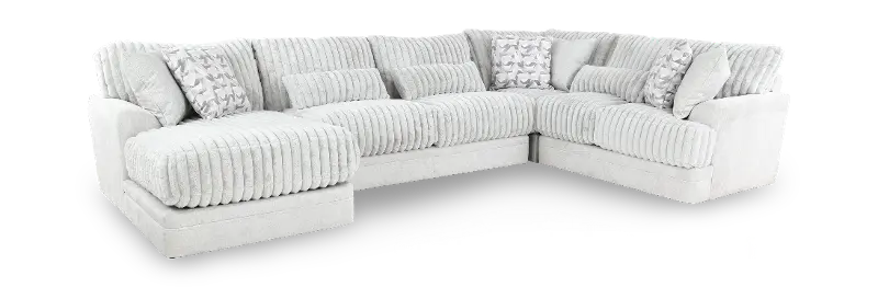 Titan Gray 4‑Piece Sectional