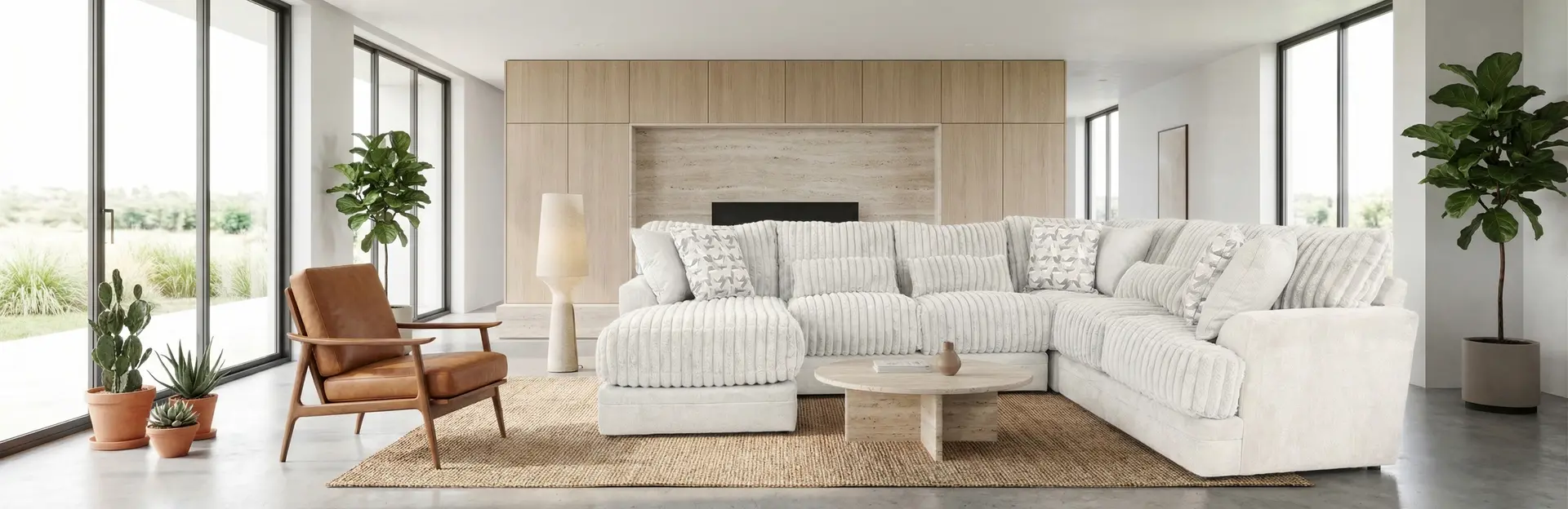 4PC/TITAN/MNST/OPT2 Titan Light Gray 4‑Piece Sectional with Left‑Facing Chaise-8