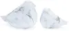 Cleo Small 4.25  White Terracotta Bird Figurine