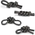Assorted Black Metal Knot Decor