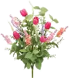 21 Inch Mixed Tulip Bush