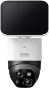 eufy Security SoloCam S340 Wireless Outdoor Security Camera with Dual Lens and Solar Panel