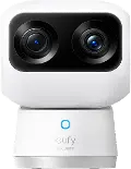 eufy Security - IndoorCam S350 Wired Indoor Security Camera - White