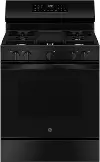 GGF600AVBB GE 5.3 Cu Ft Single Oven Gas Range - Black