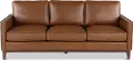 Weston Brown Leather Sofa