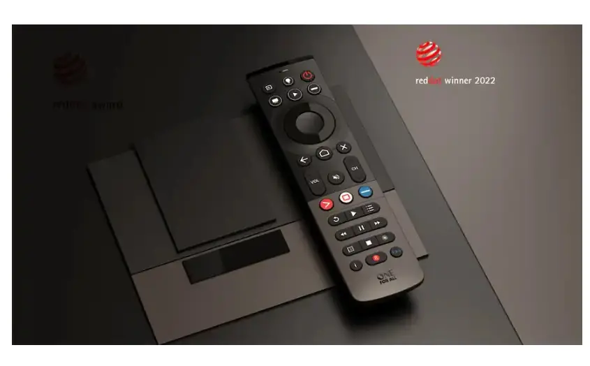 Black One For All Smart Streamer Universal Remote-5