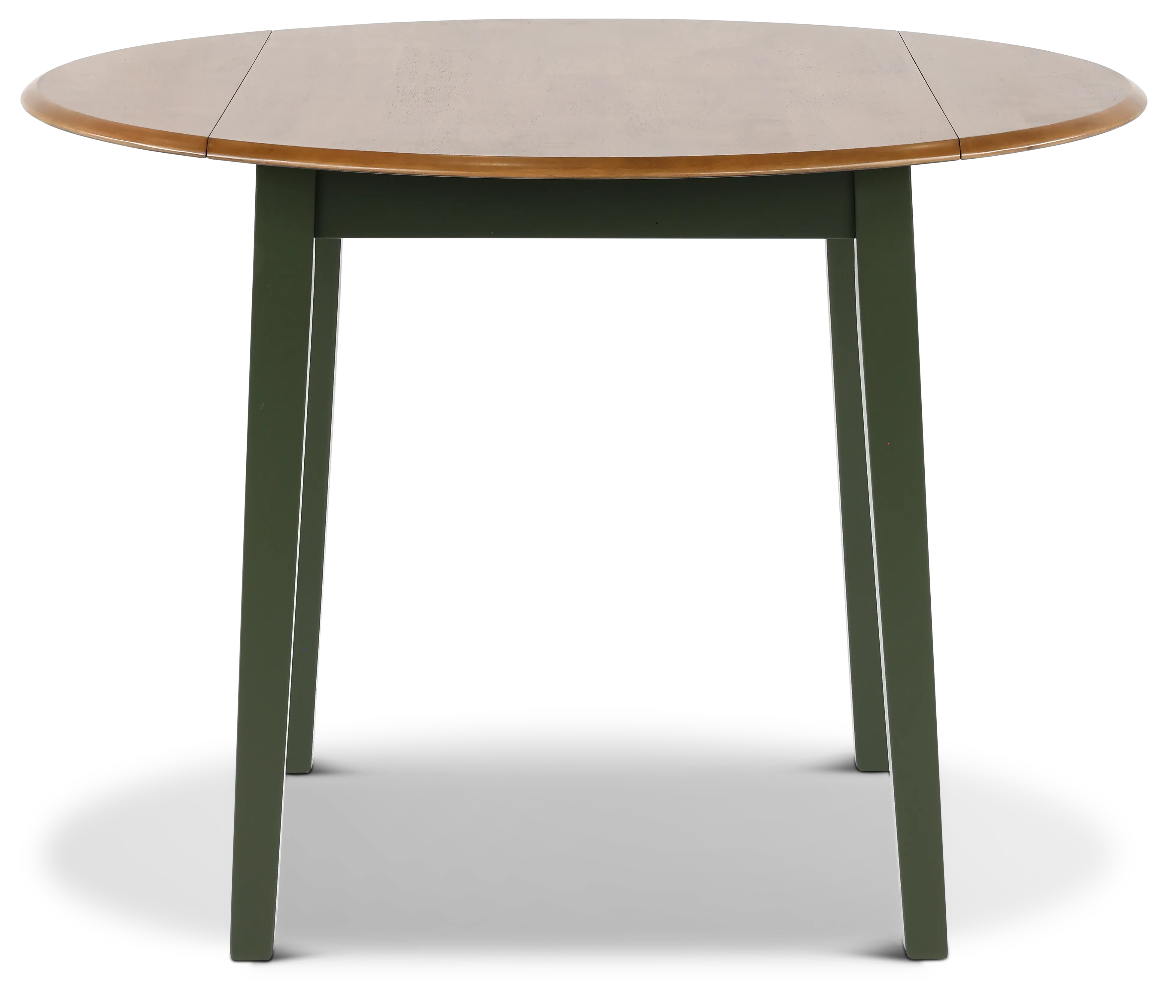 Landocken Natural and Green Drop Leaf Dining Table-3