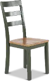 Landocken Natural and Green Dining Chair