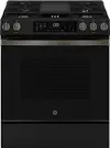GGS600AVDS GE 5.3 Cu Ft Single Oven Range - Black Stainless Steel
