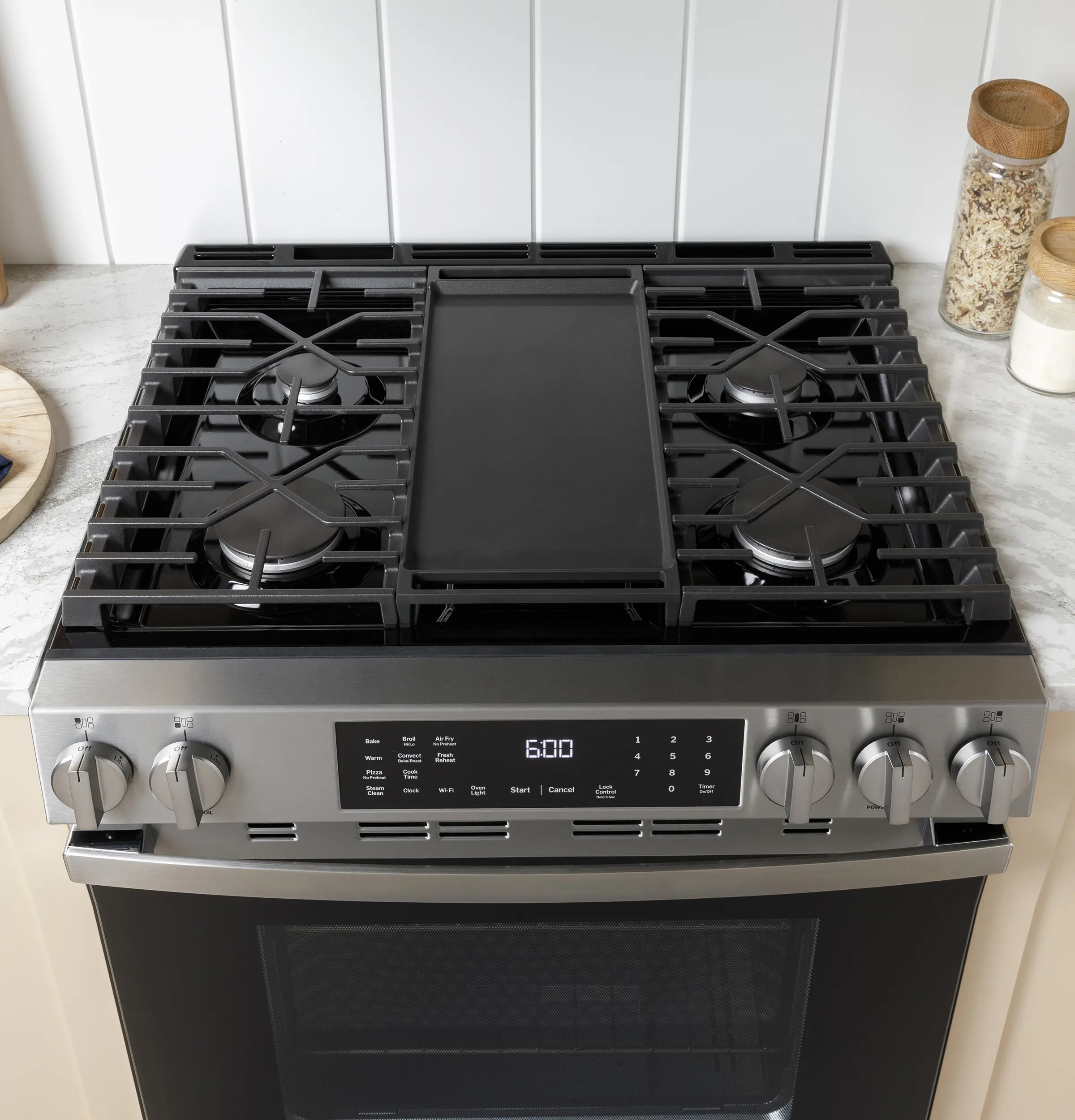 GGS600AVDS GE 5.3 Cu Ft Single Oven Range - Black Stainless Steel-7