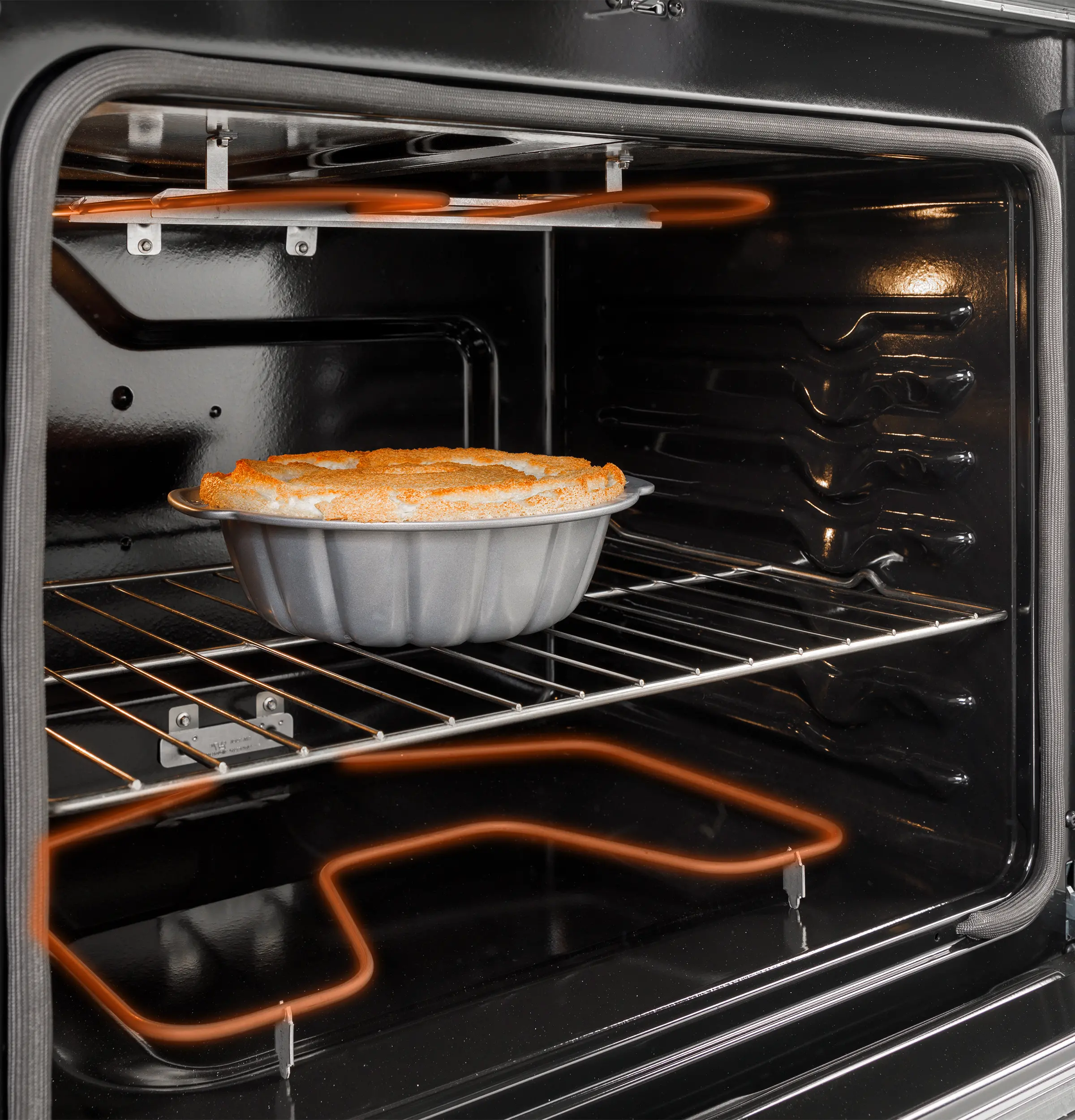 GRF400SVBB GE 5.3 Cu Ft Single Oven Electric Range - Black-12