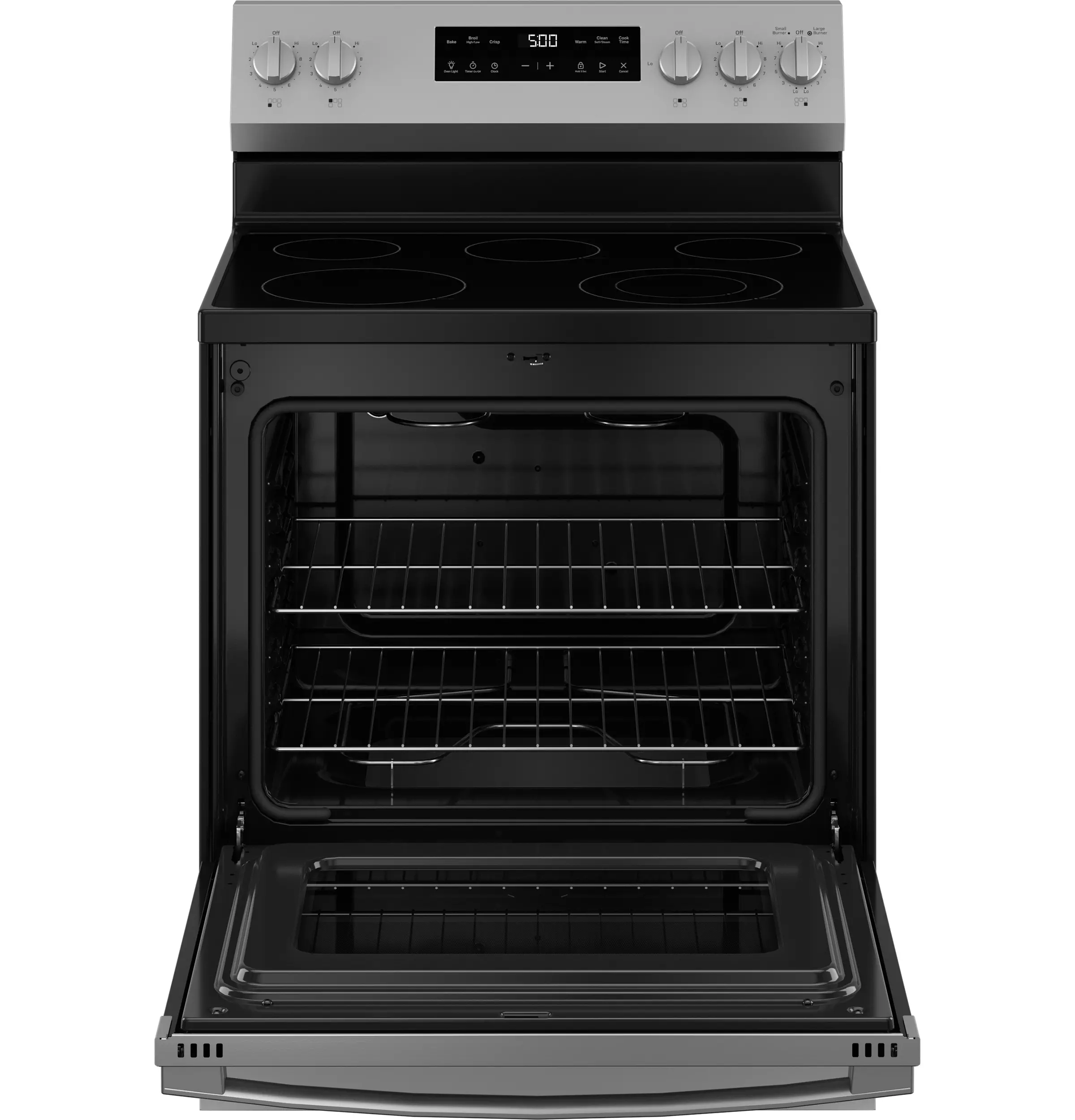 GRF500PVSS GE 5.3 Cu Ft Electric Range - Black, Stainless Steel-4