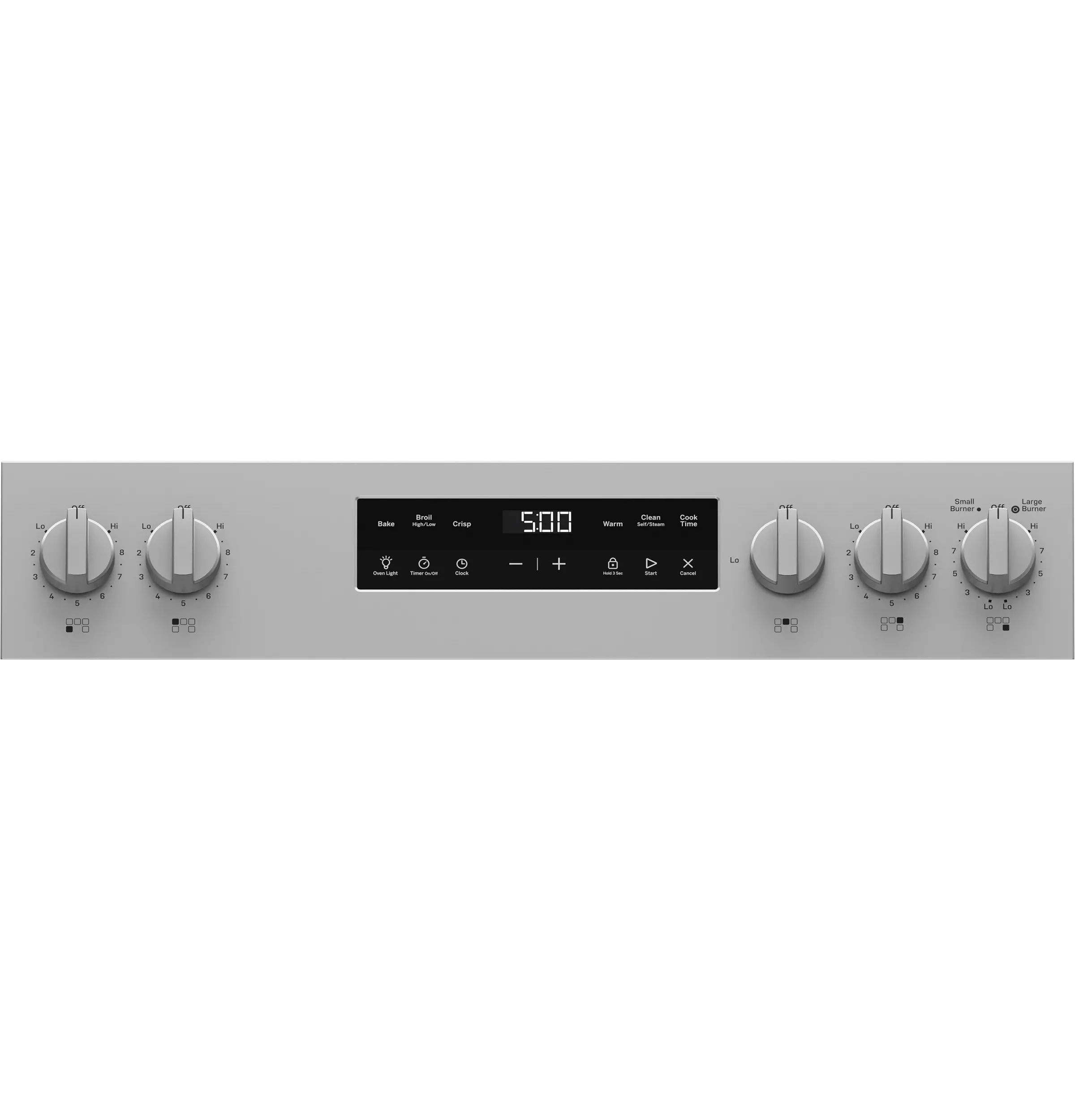 GRF500PVSS GE 5.3 Cu Ft Electric Range - Black, Stainless Steel-6