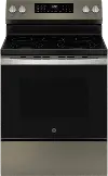 GRF600AVES GE 5.3 Cu Ft Single Oven Range with Air Fry - Slate