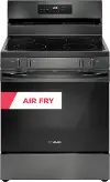 FCRE3083AD Frigidaire 5.3 Cu Ft Electric Range with Air Fry - 30 Black Stainless Steel