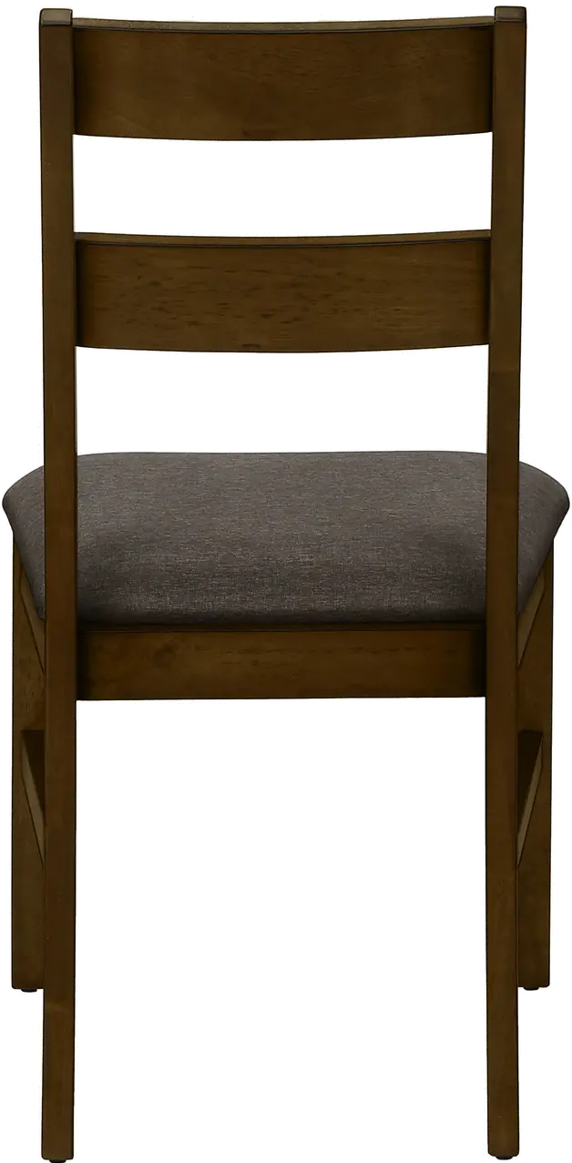 Monarch Brown Solid Wood Dining Chair, Set Of 2-6