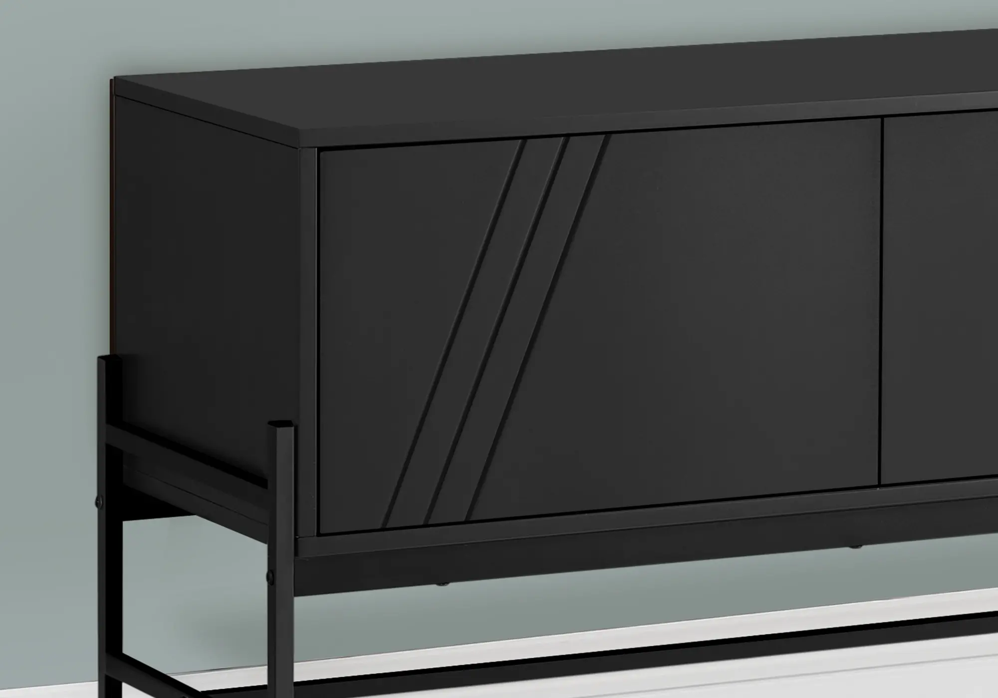 Monarch Black Laminate TV Stand-3
