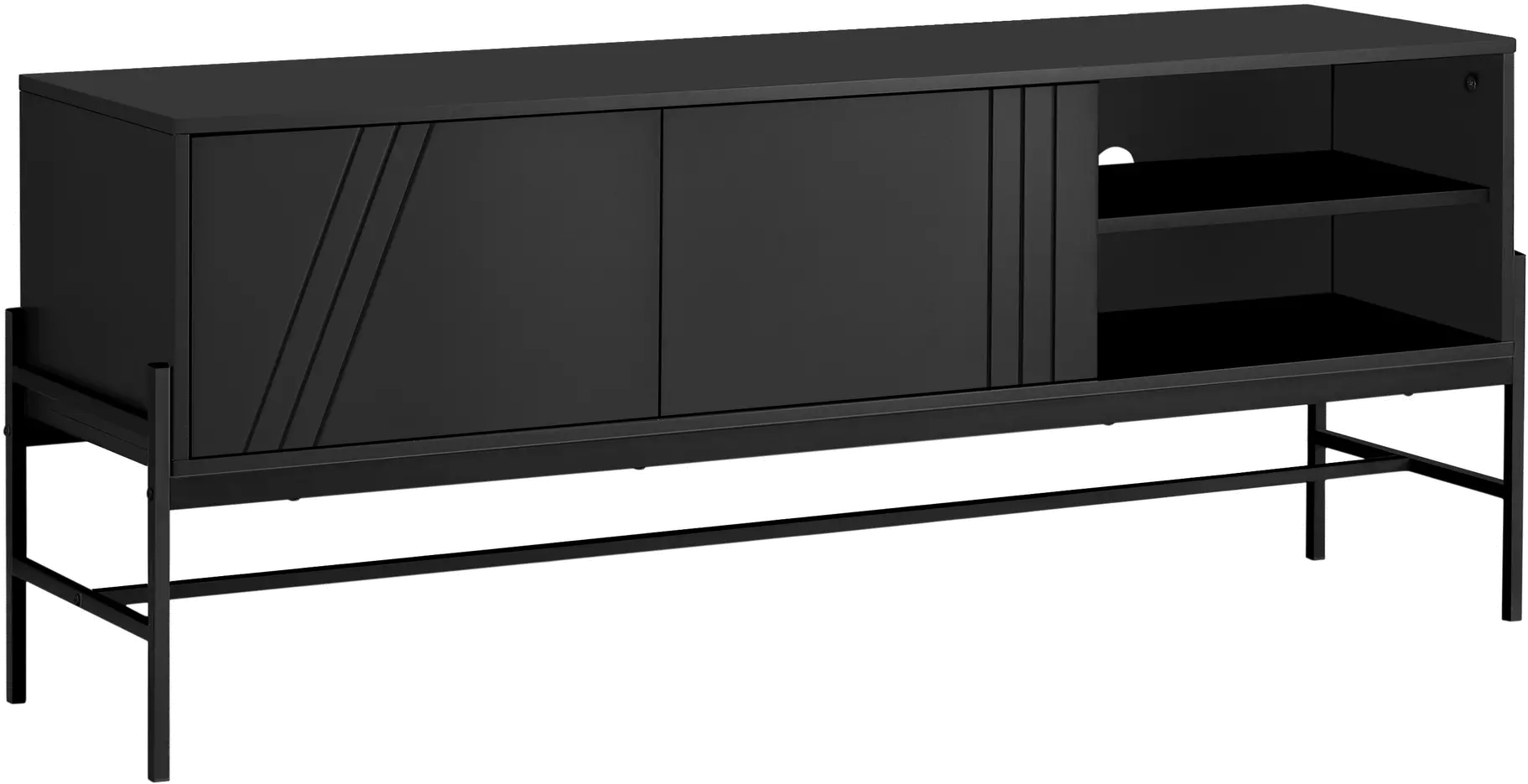 Monarch Black Laminate TV Stand-1