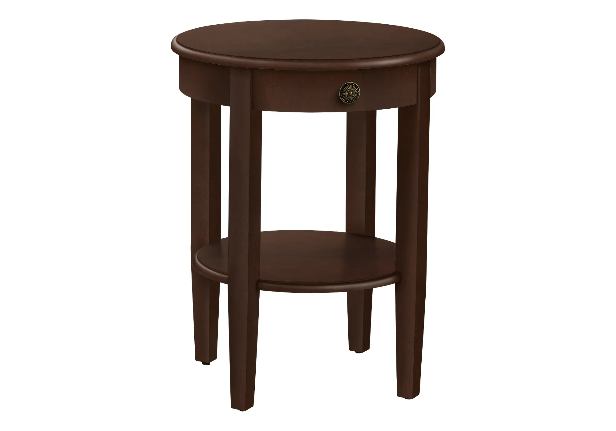 Espresso Brown Side Table-1