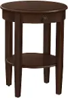 Espresso Brown Side Table