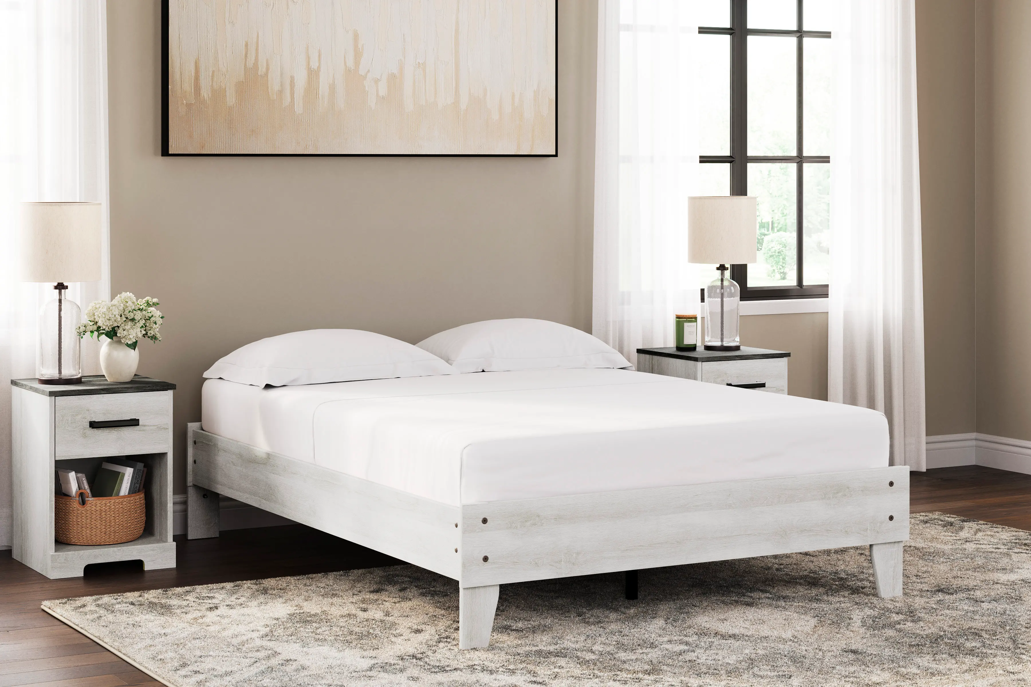 Sutton Full Platform Bed-1