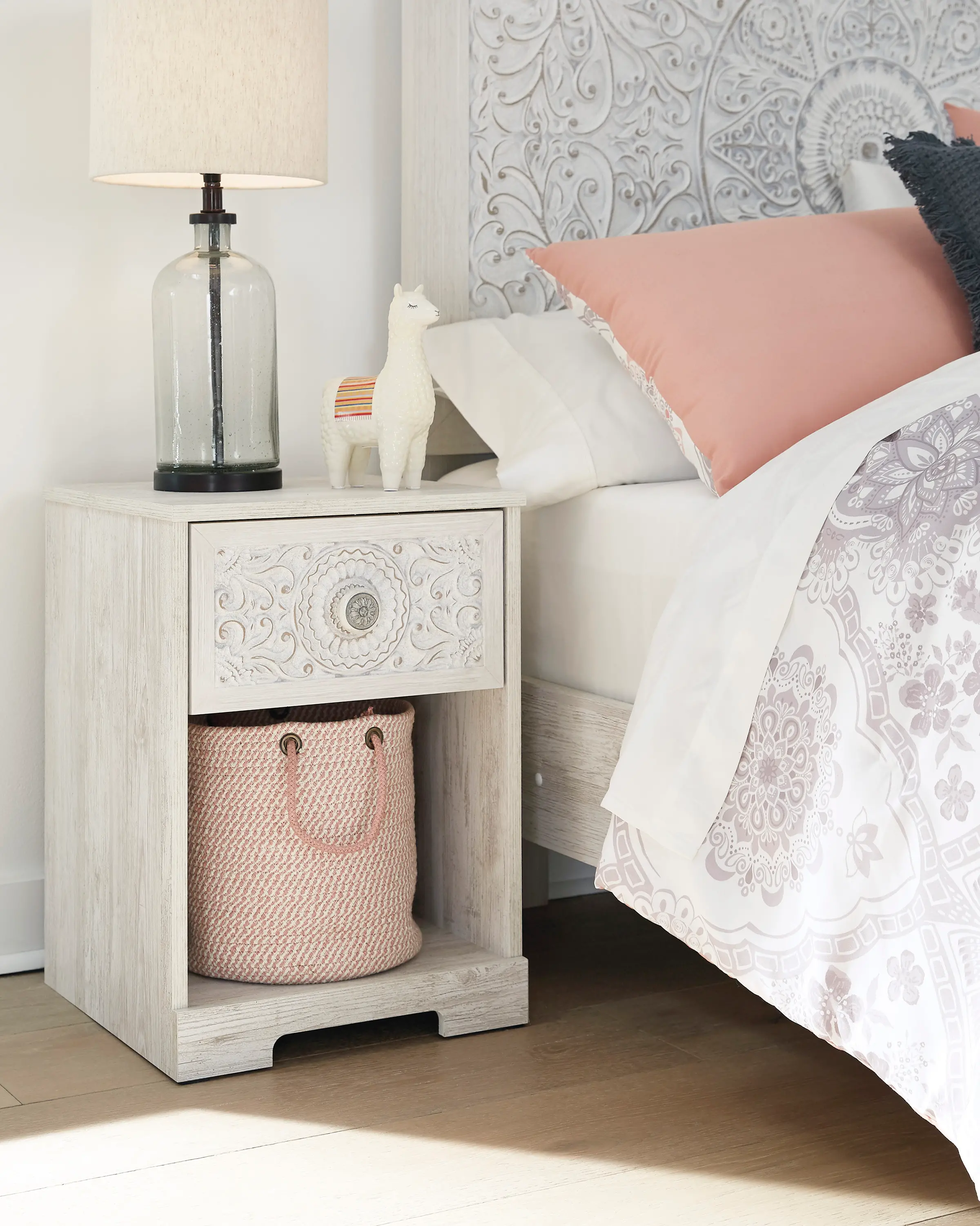 Enola One Drawer Nightstand-1