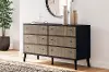 Burless Two-Tone Dresser