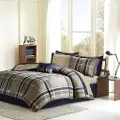Robbie Plaid Twin-XL 3 Piece Bedding Set