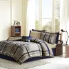 Robbie Plaid Full 5 Piece Bedding Set