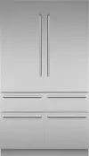T48BT110NS Thermador 26.8 Cu Ft Built-In French Door Refrigerator - Counter Depth Stainless Steel