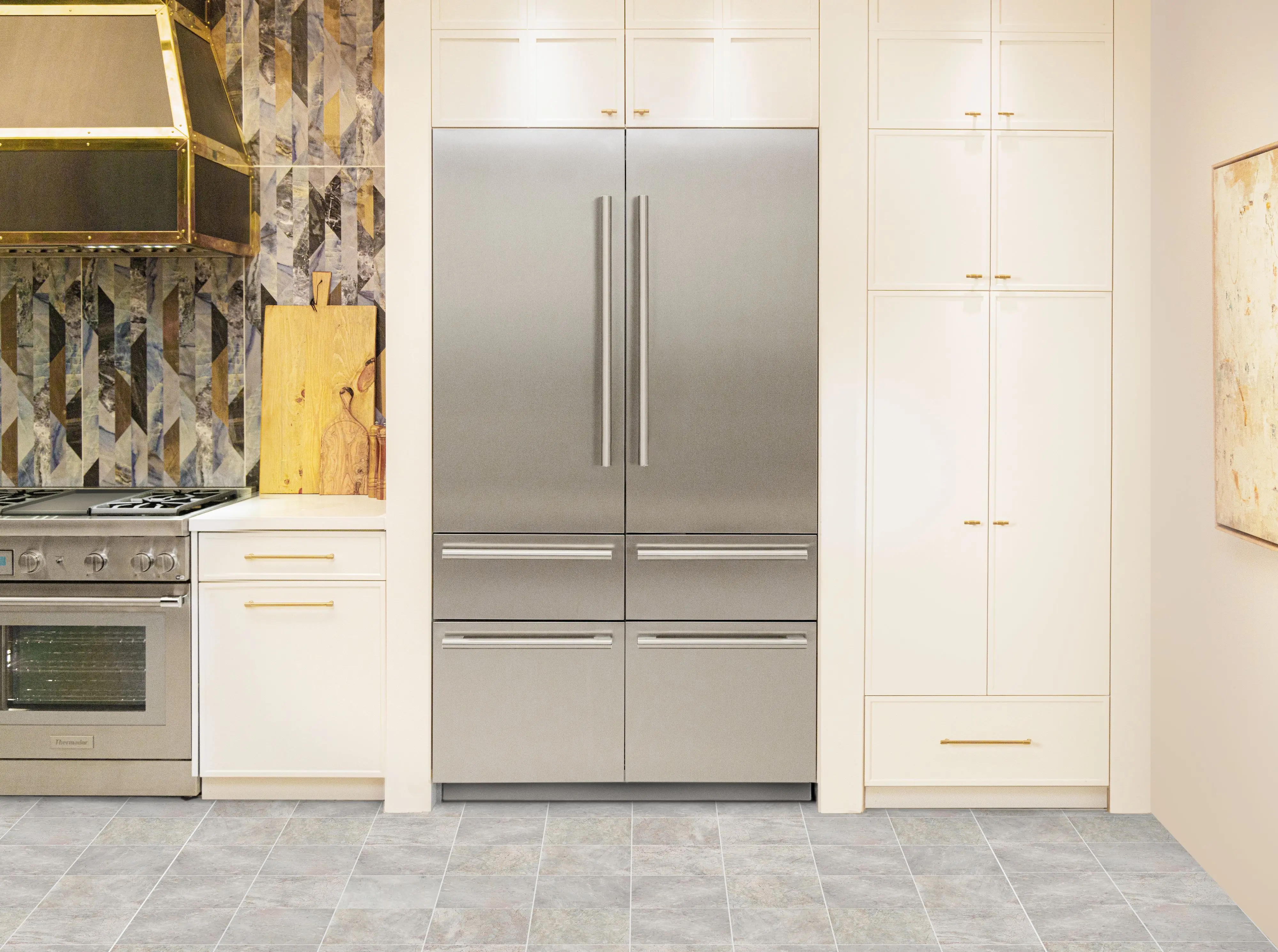 T48BT110NS Thermador 26.8 Cu Ft Built-In French Door Refrigerator - Counter Depth Stainless Steel-3
