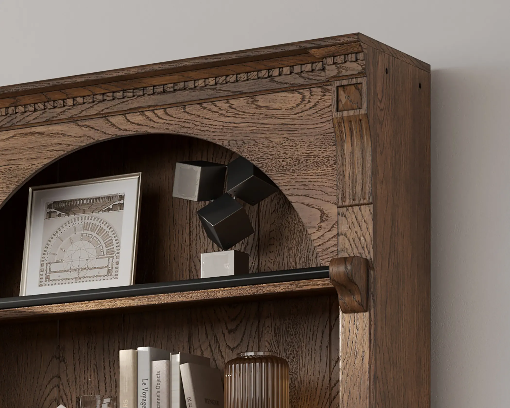 Stratton Brown 94 Bookcase-16