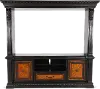 Grand Estates Black and Brown Entertainment Center