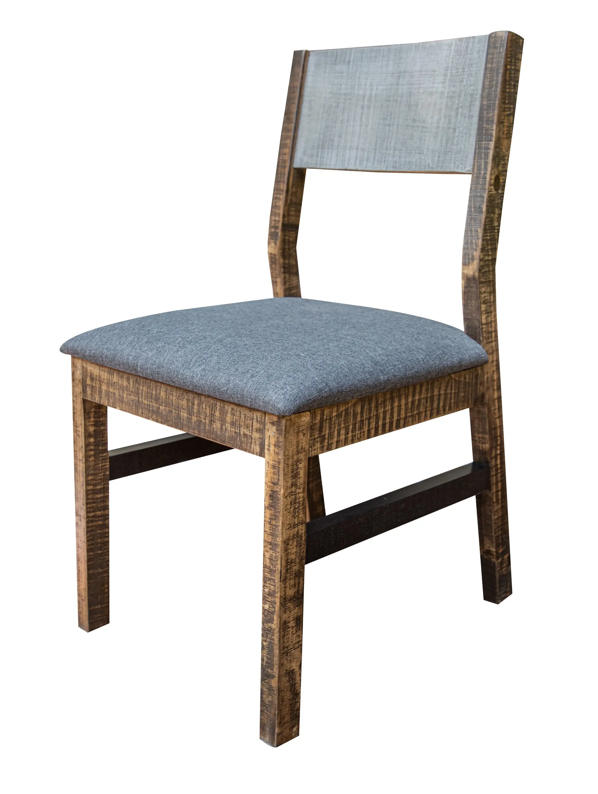 Loft Pine Gray and Brown Dining Chair-1