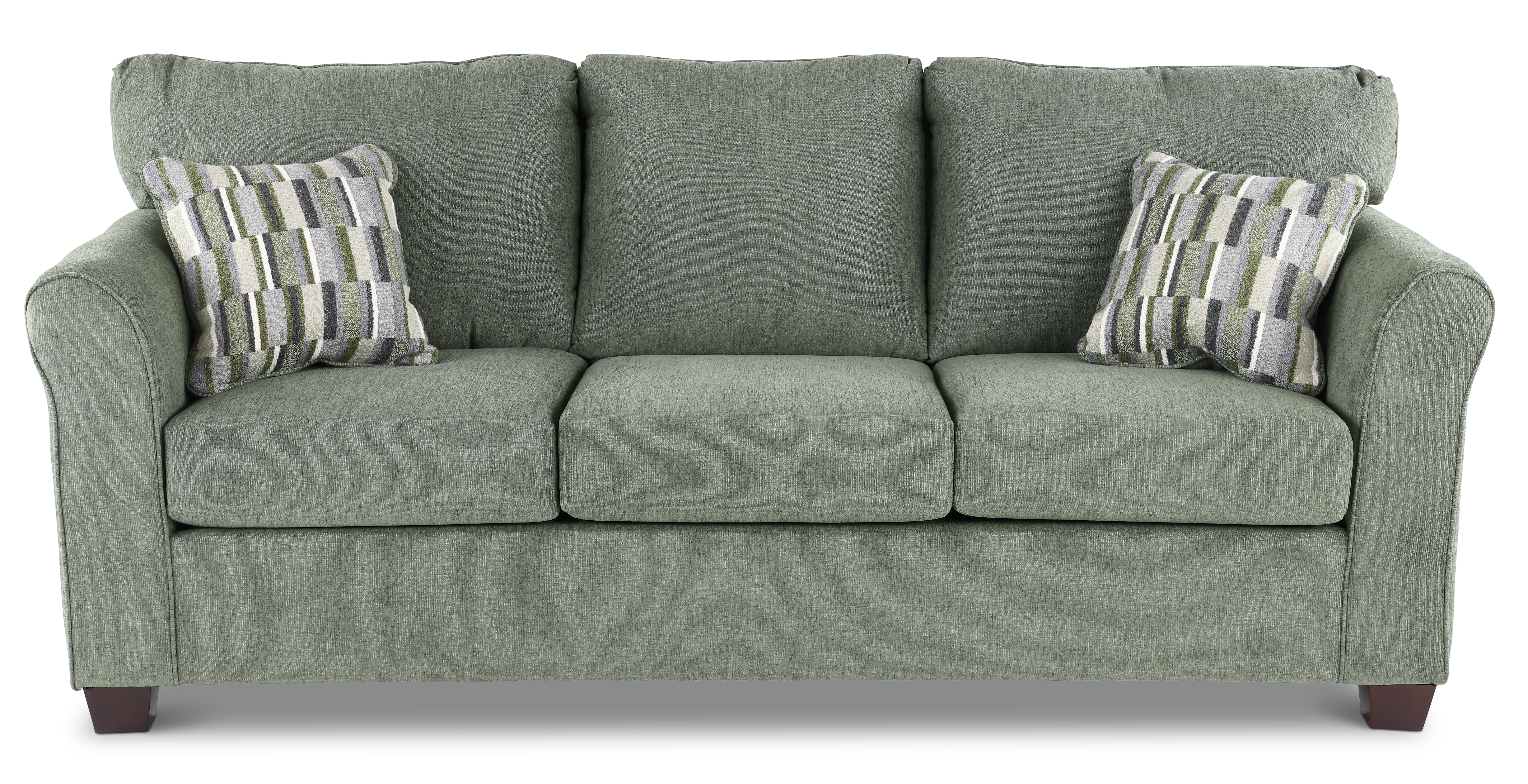 WALSOF/DEXEUC Wall St. Green Sofa-1
