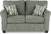 WALLOV/DEXEUC Wall St. Green Loveseat