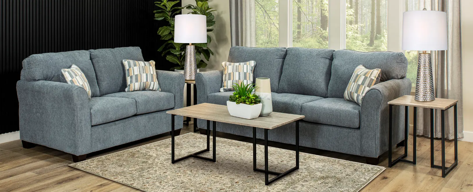 WALSOF/DEXFLI Wall St. Blue Sofa-2