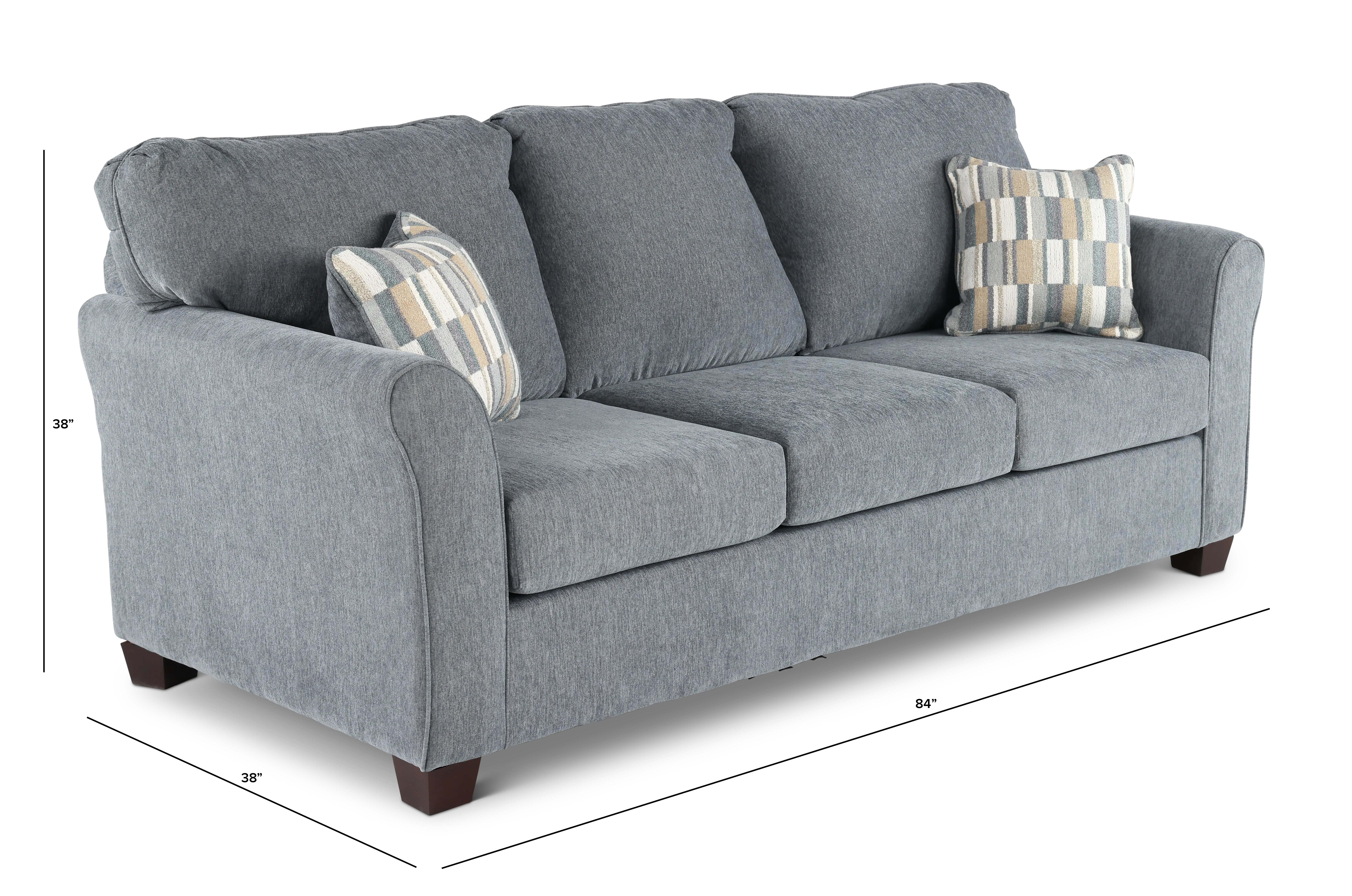 WALSOF/DEXFLI Wall St. Blue Sofa-3