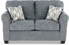 WALLOV/DEXFLI Wall St. Blue Loveseat