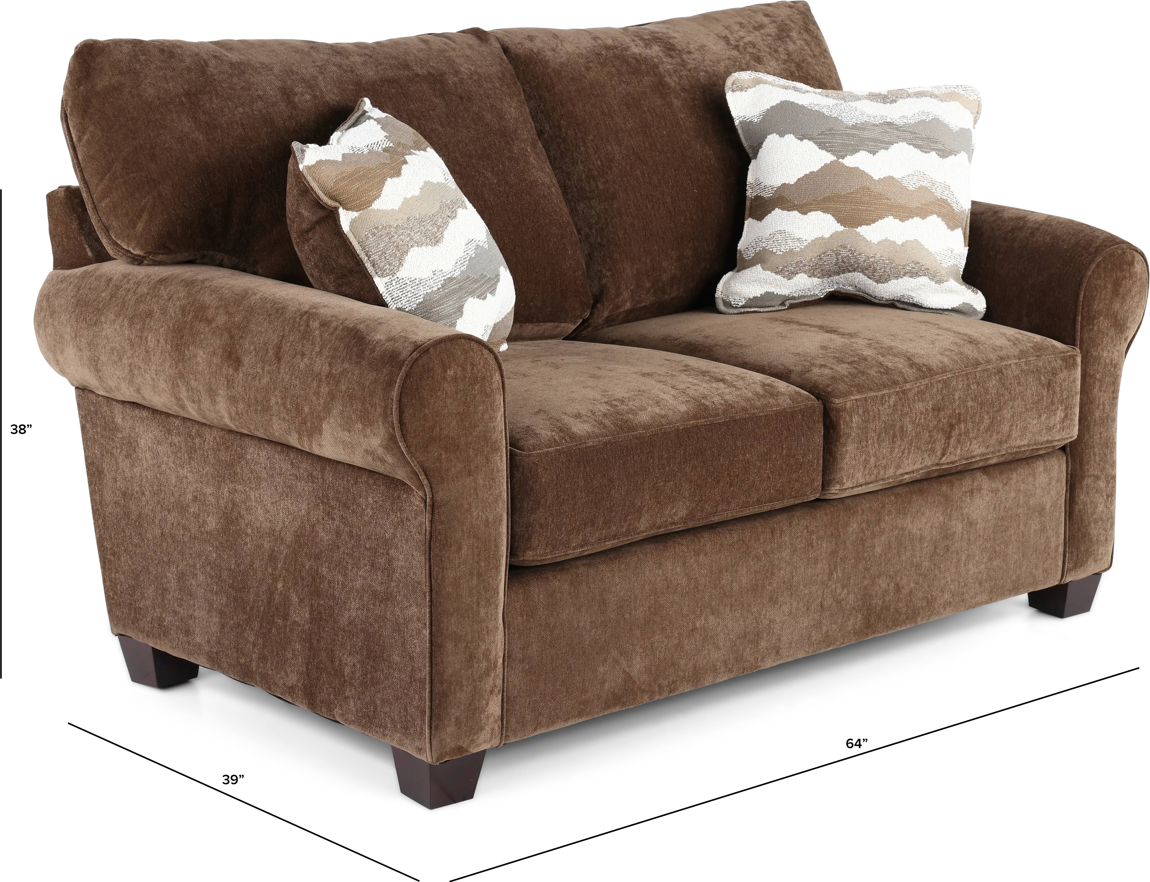 SEALOV/LANDES Seaside Brown Loveseat-5