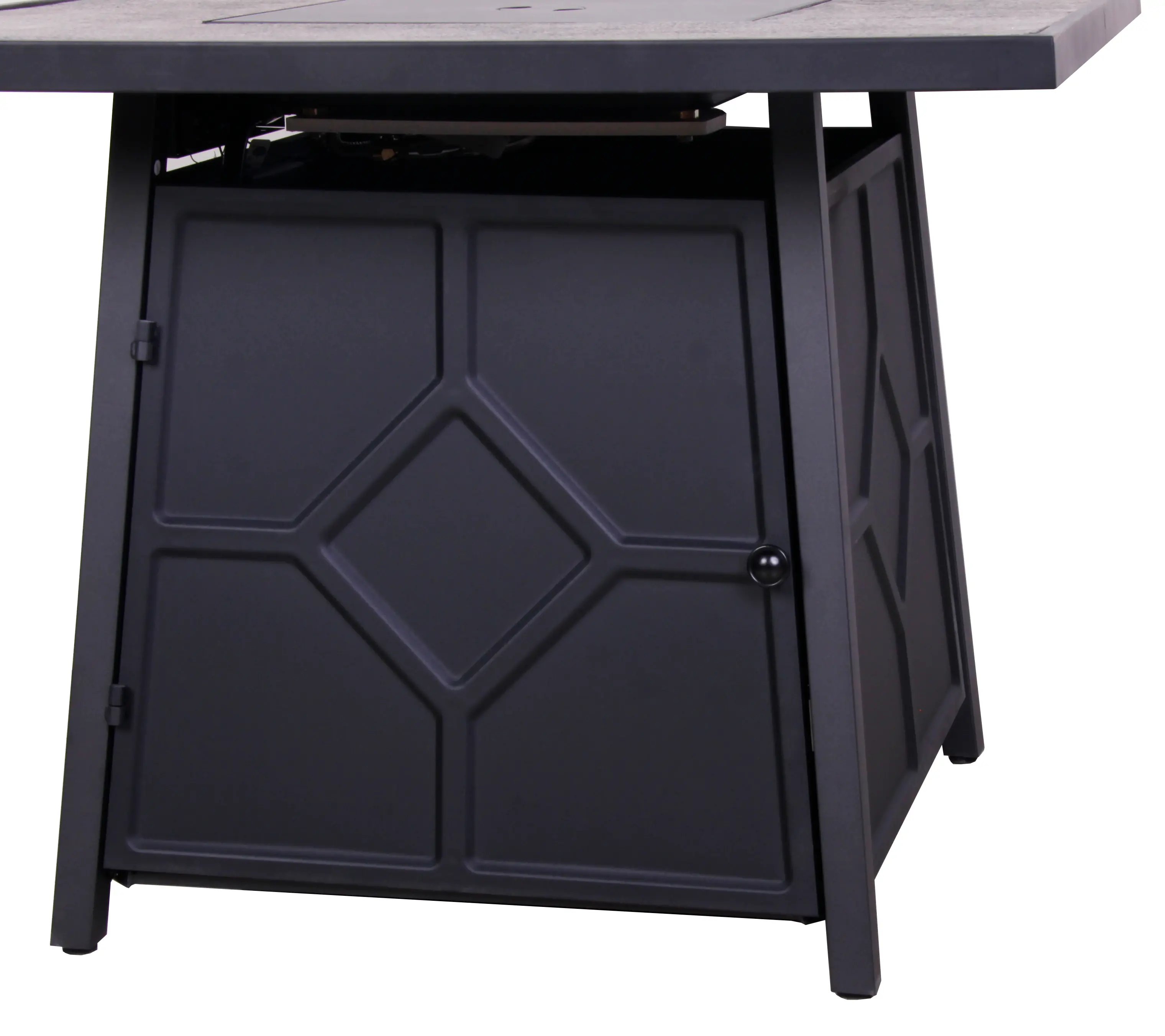 32 Square Table Gas Fire Pit-5