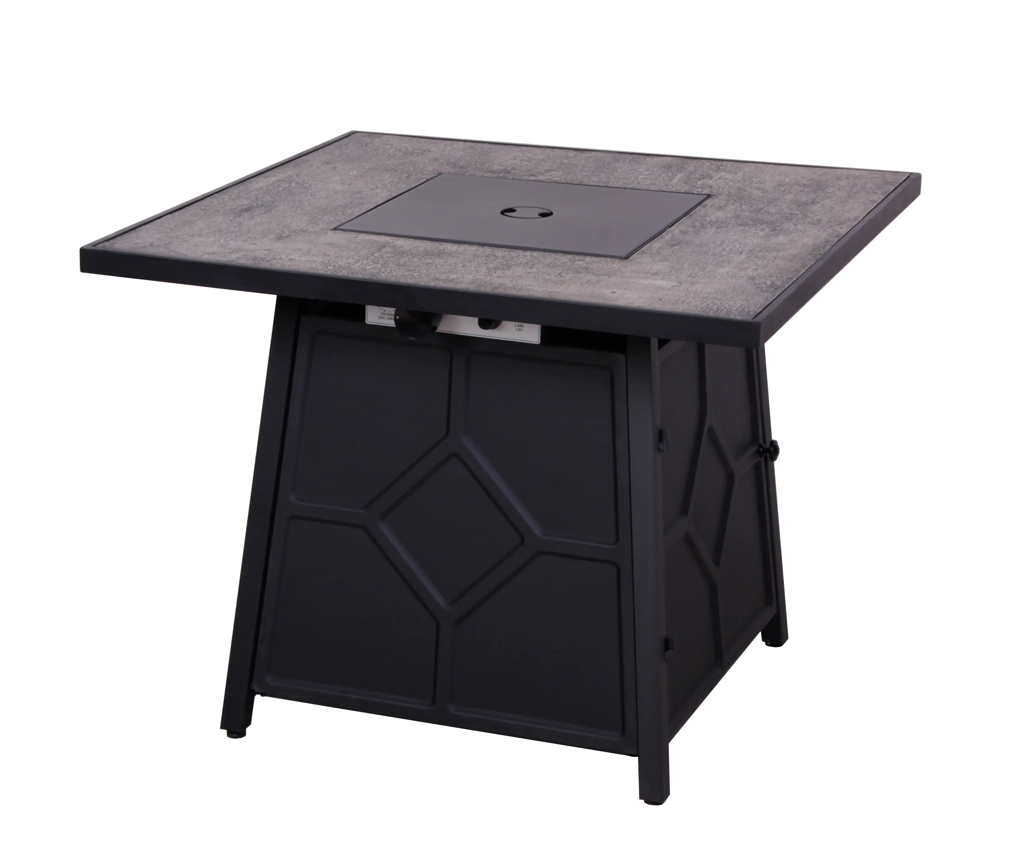 32 Square Table Gas Fire Pit-6