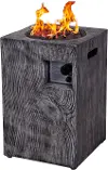 Square Column Gas Fire Pit