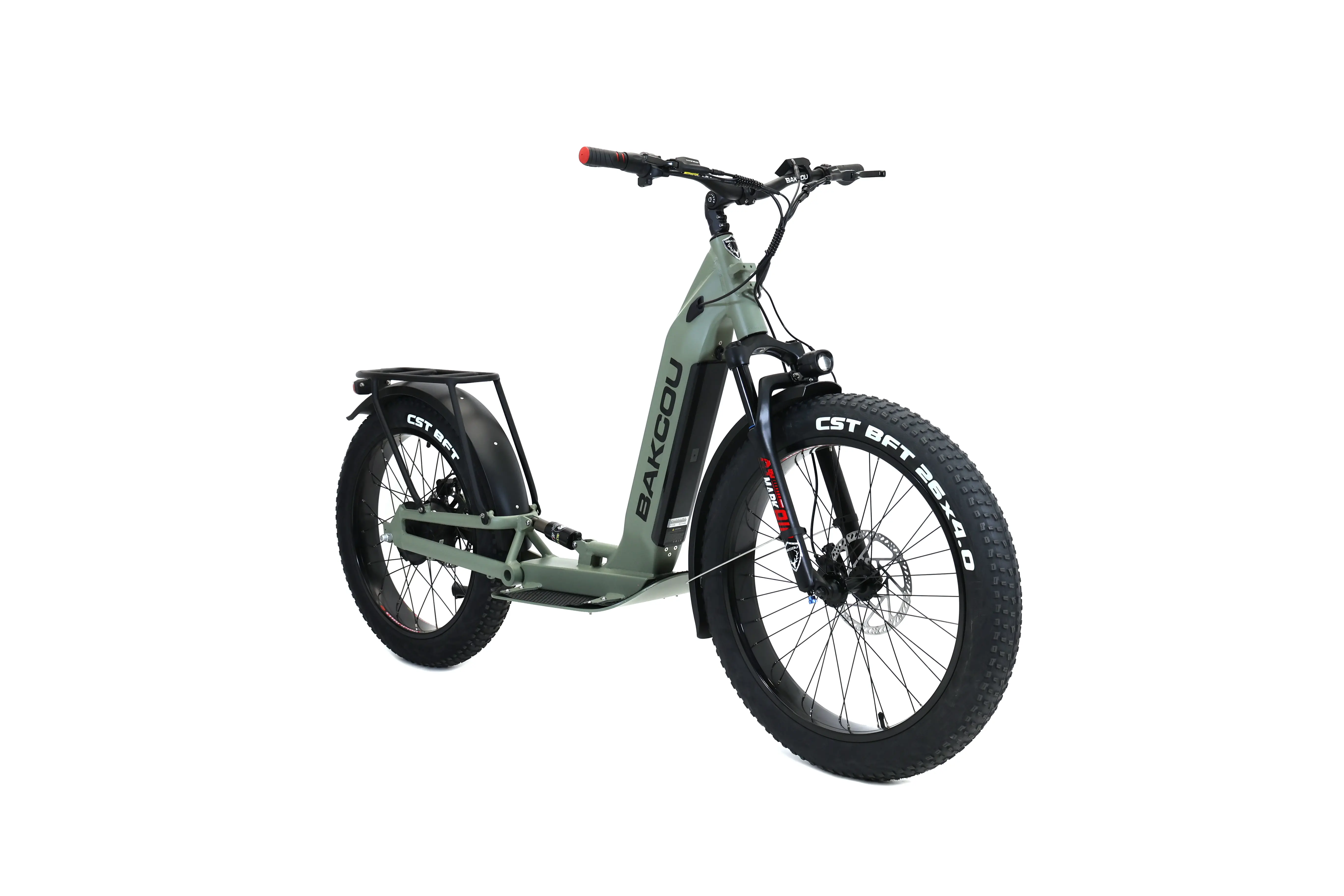 Bakcou Grizzly Electric Scooter - Sage Green-2